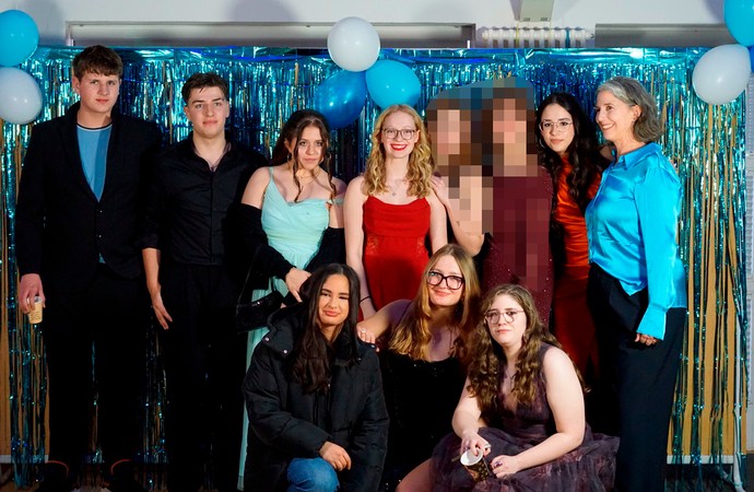 Klassenfoto der 7B