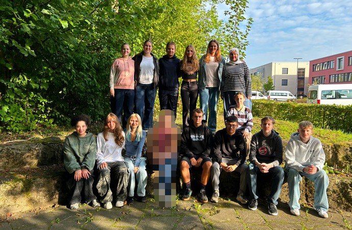 Klassenfoto der 9B