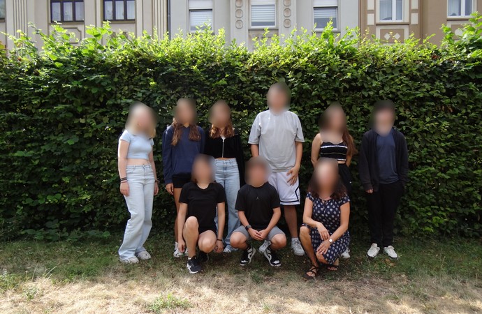 Klassenfoto der 9A