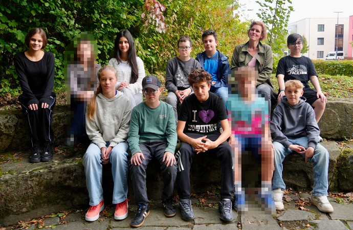 Klassenfoto der 6a