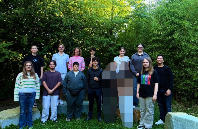 Klassenfoto der 10B