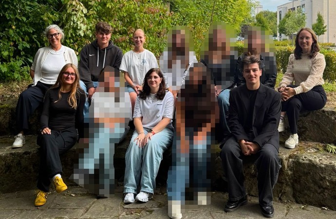 Klassenfoto der 10B