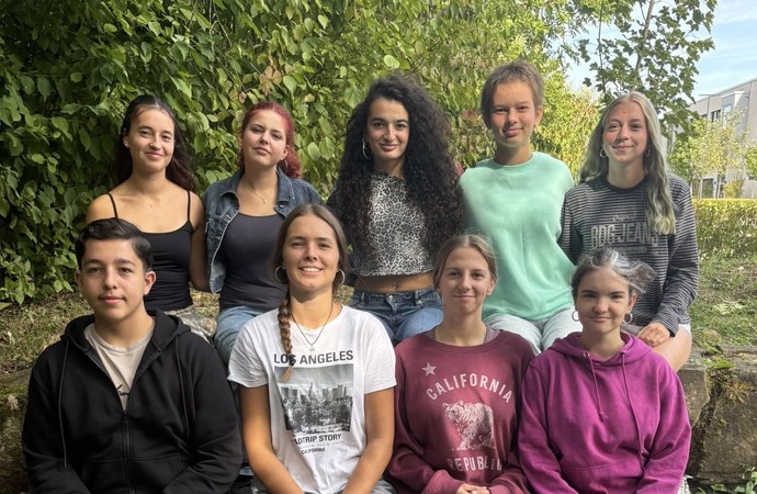 Klassenfoto der 10b