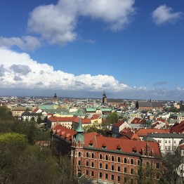 Blick über Krakau