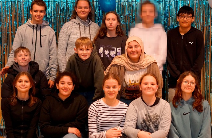 Klassenfoto der 5b