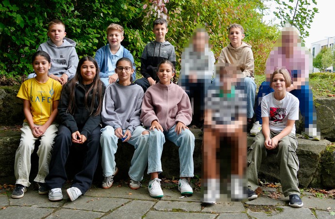 Klassenfoto der 5