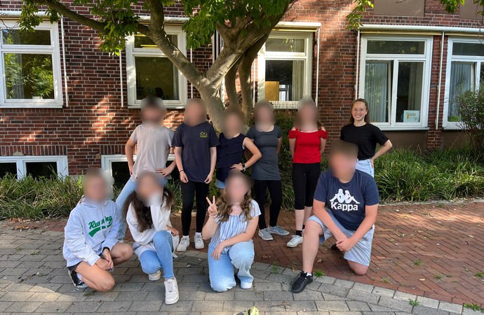 Klassenfoto der 7B