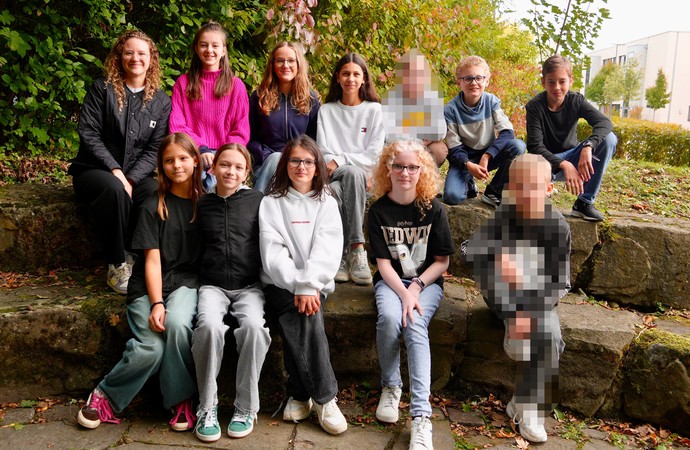 Klassenfoto der 6b